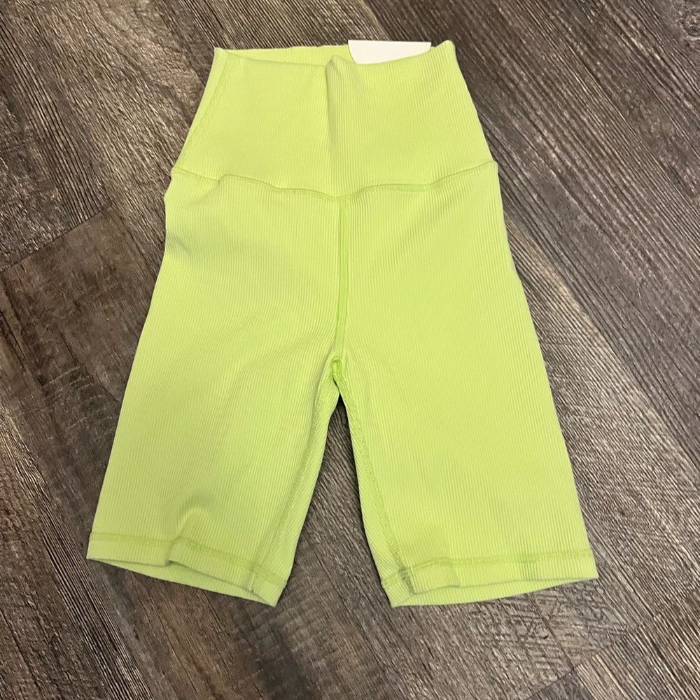 ***$17.00 for 5 items*** - Aerie Neon Green Kids Shorts